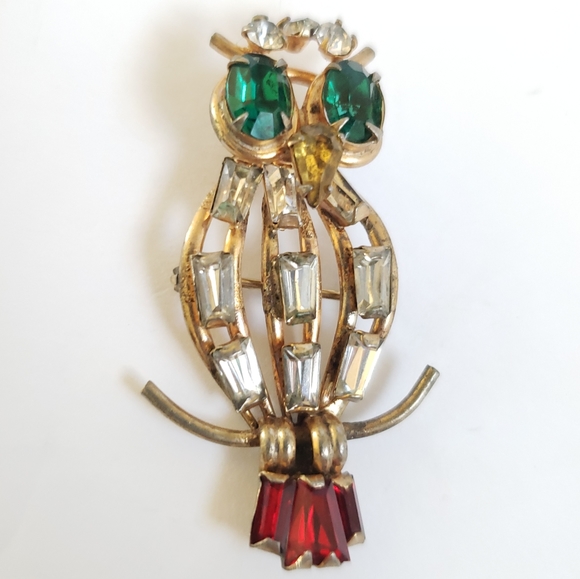 Scitarelli Jewelry - SCITARELLI owl brooch